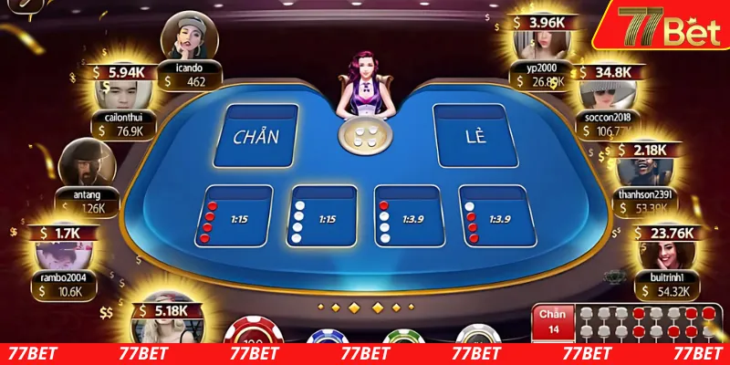 Những cửa cược có trong game xóc đĩa 